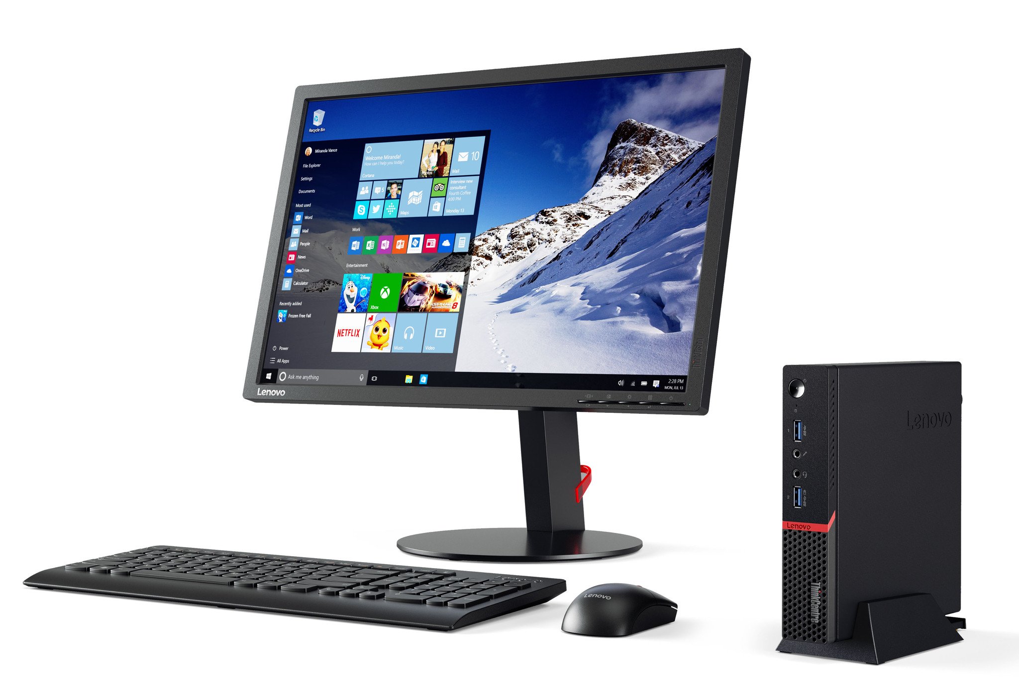 Lenovo ThinkCentre M90q Ultra-Compact Tiny Desktop Fanless - Kenya